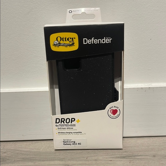 OtterBox Black Defender Series Case Rugged Protection - Picture 1 of 3